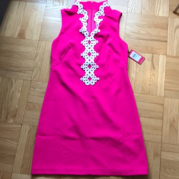 Vince camuto hot pink dress Clearance